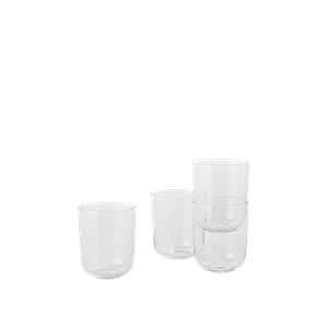 Muuto Corky Glass 4 Stk. Klar 10 cm