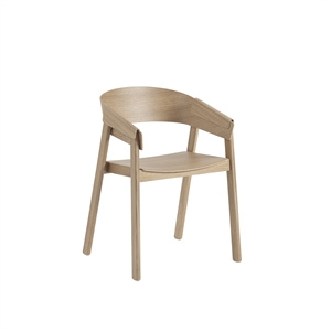 Muuto Trekk Spisestol med Armlener Eik