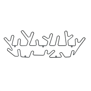 Maze Crown-kledningsstativ Stor Sort