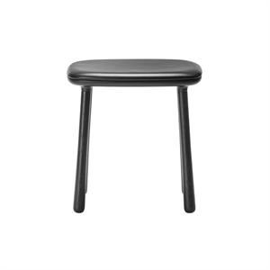 Furniture Copenhagen Cuba Krakk Svartlakkert Eik/ Sort Lær