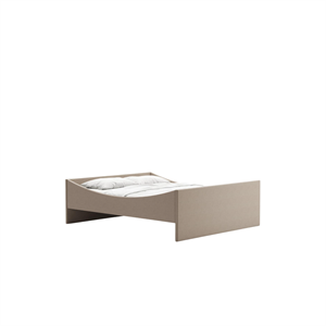 Rye Sleep buet sengeramme 140x200 mørk Beige