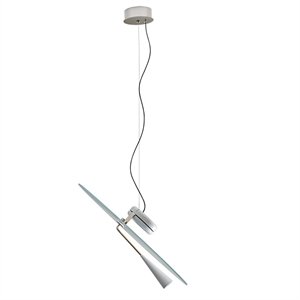 Stilnovo Bascula Taklampe Grå/ Nikkel
