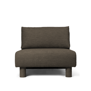 Ferm Living Dase Modular Sofa Center Soft Bouclé/Mørkebrun