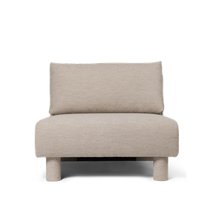 Ferm Living Dase Modul Sofa Center Soft Bouclé/Naturlig