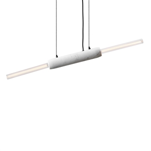 Design By Us Limbo Taklampe Carrara Marmor/ Hvit
