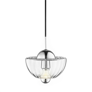 Design By Us Lotus Taklampe Klar/ Krom