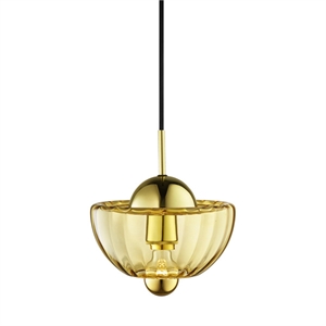 Design By Us Lotus Taklampe Amber/Gull