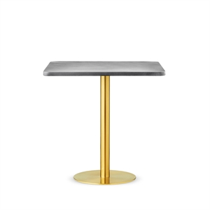 Design By Us Skins Salongbord 74x74 Gull/røykfarget