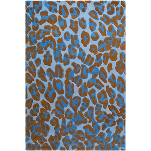 Decotique Leopardteppe 180x270 cm Blå