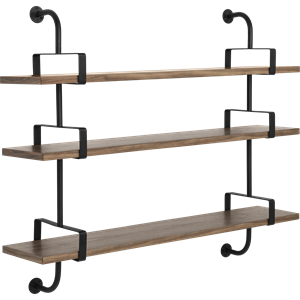 GUBI Démon Hylle L155 cm 3 Hyller Amerikansk Valnøtt