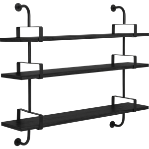 GUBI Démon Hylle L155 cm 3 Sort Svart Ask