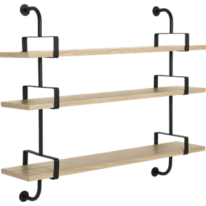 GUBI Démon Hylle L155 cm 3 Hyller Eik
