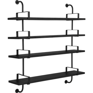 GUBI Démon Hylle L155 cm 4 Sort Svart Ask