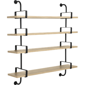 GUBI Démon Hylle L155 cm 4 Hyller Eik