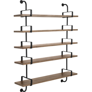 GUBI Démon Hylle L155 cm 5 Hyller Amerikansk Valnøtt