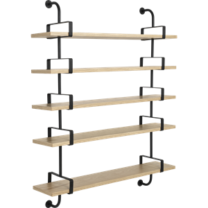 GUBI Démon Hylle L155 cm 5 Hyller Eik