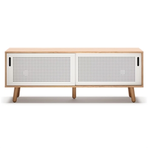 Department Ray TV-benk 150 cm Eik/ Hvit