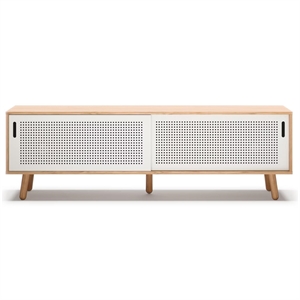 Department Ray TV-benk 180 cm Eik/ Hvit