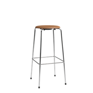 Fritz Hansen High Dot Barkrakk H76 4-bent Krom/ Lær