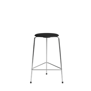 Fritz Hansen High Dot Barkrakk H65 3-bent Krom/ Sort Sort