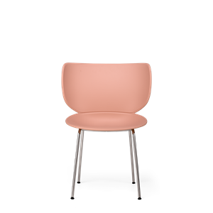 Moooi Hana Spisestol Utrukket Sett med 2 Rosa/ Krom
