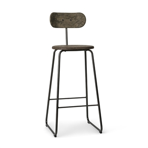 Mater Earth Barkrakk med Ryggstøtte 74 cm Kaffe Mørk