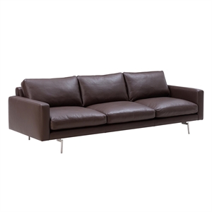 Wendelbo Edge V1 Modulsofa 25 Faith 2 Brun/ Sort