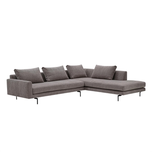 Wendelbo Edge V2 Modulsofa 11+33 Myk 3/ Sort