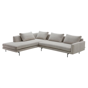 Wendelbo Edge V2 Modulsofa 12+34 Myk 2/ Sort