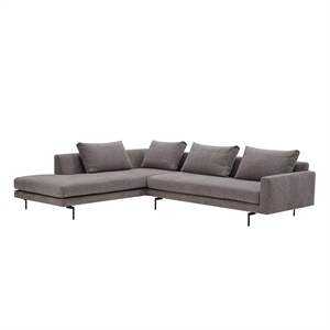Wendelbo Edge V2 Modulsofa 12+34 Myk 3/ Sort