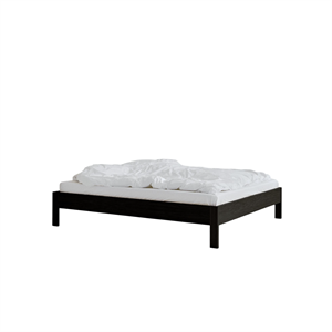 Rye Sleep Owner Sengeramme Uten Hodegavl 140x200 Svartbeiset Eikeseng