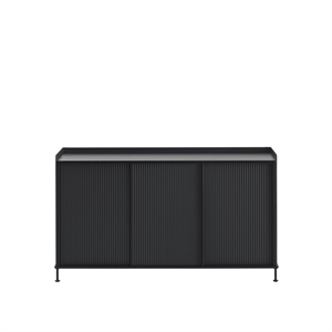 Muuto Enfold Sidebord 148x45 Sort/ Antrasitt Sort