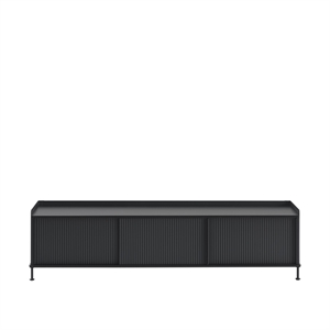 Muuto Enfold Sidebord 186x45 Sort/ Antrasitt Sort