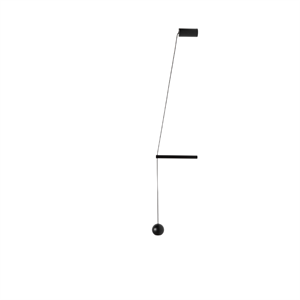 Estiluz Compass Vegglampe 1 3000K Sort