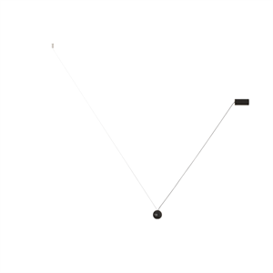 Estiluz Compass 1 Taklampe 3000K Sort