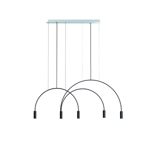 Estiluz Volta 5 Taklampe 2700K Sort