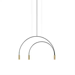 Estiluz Volta 3 Taklampe 3000K Sort/ Sateng