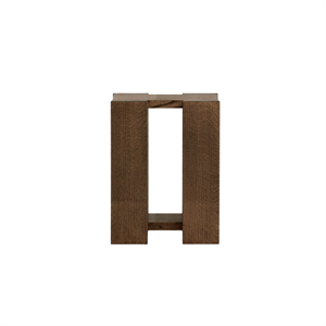 Rye Sleep Etagere Sidebord Høyt Røkt Rød Eik