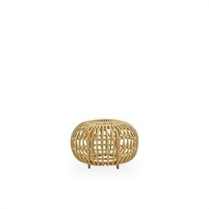 Sika-Design Utvendig Ottoman Liten Aluminium/naturfarget