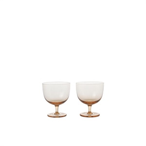 Ferm Living Host Vannglass Sett med 2 Blush