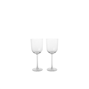 Ferm Living Host Hvitvinsglass Sett med 2 Klar