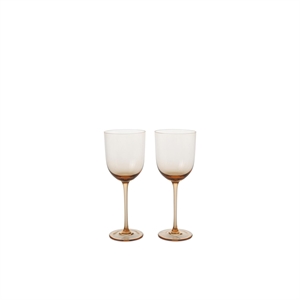 Ferm Living Host Hvitvinsglass Sett med 2 Blush