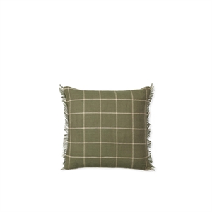 Ferm Living Calm Pute 50x50 cm Oliven/ Off White