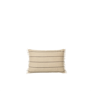 Ferm Living Calm Pute Rektangulær 40x60 cm Kamel/ Sort