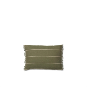 Ferm Living Calm Pute Rektangulær 40x60 cm Oliven/ Off White