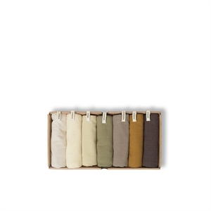 Ferm Living Day Kjøkkenhåndklær Sett med 7 Calm