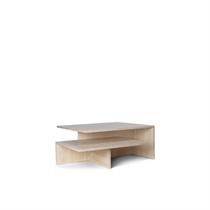 Ferm Living Distinct Grande Duo Salongbord Travertin