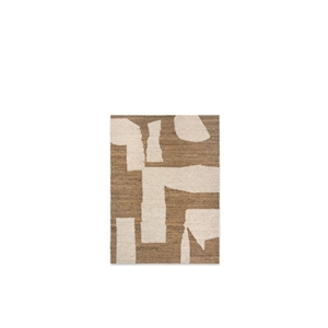 Ferm Living Piece Teppe 140x200 cm Off White/Toffee