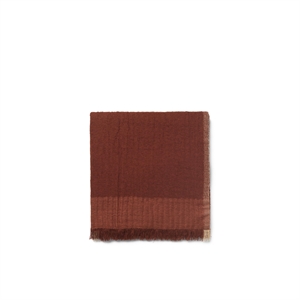 Ferm Living Weaver Teppe Rødbrun