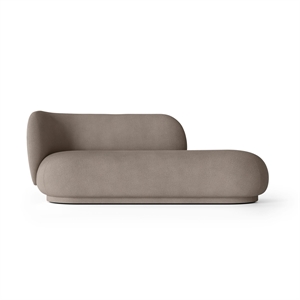 Ferm Living Rico Divan Børstet L Varm Grå
